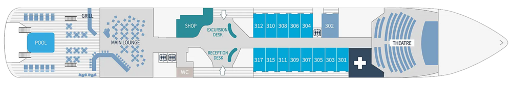 Ponant, Le Champlain Deck 3.png